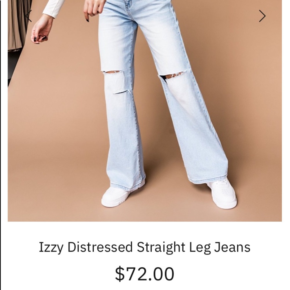 Dressed in Lala boot cut jeans